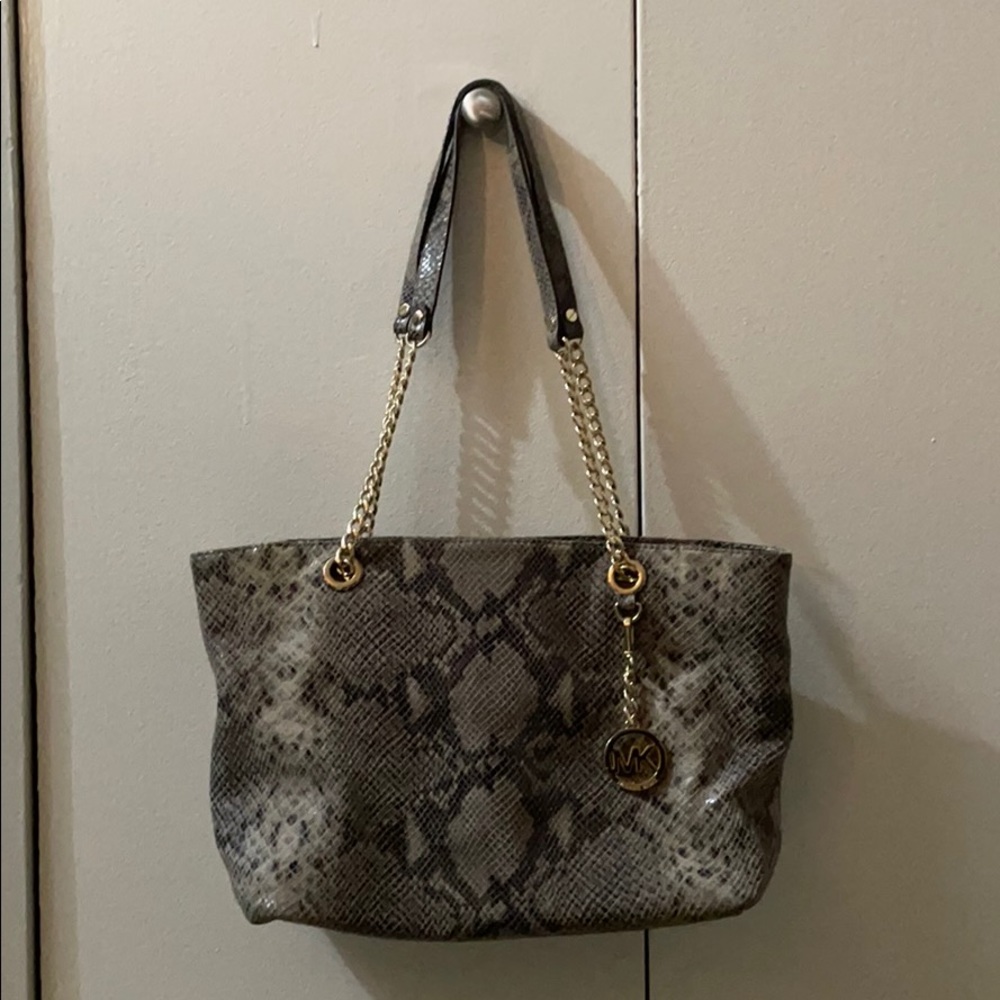 Snake Skin Michael Kors Shoulder Bag